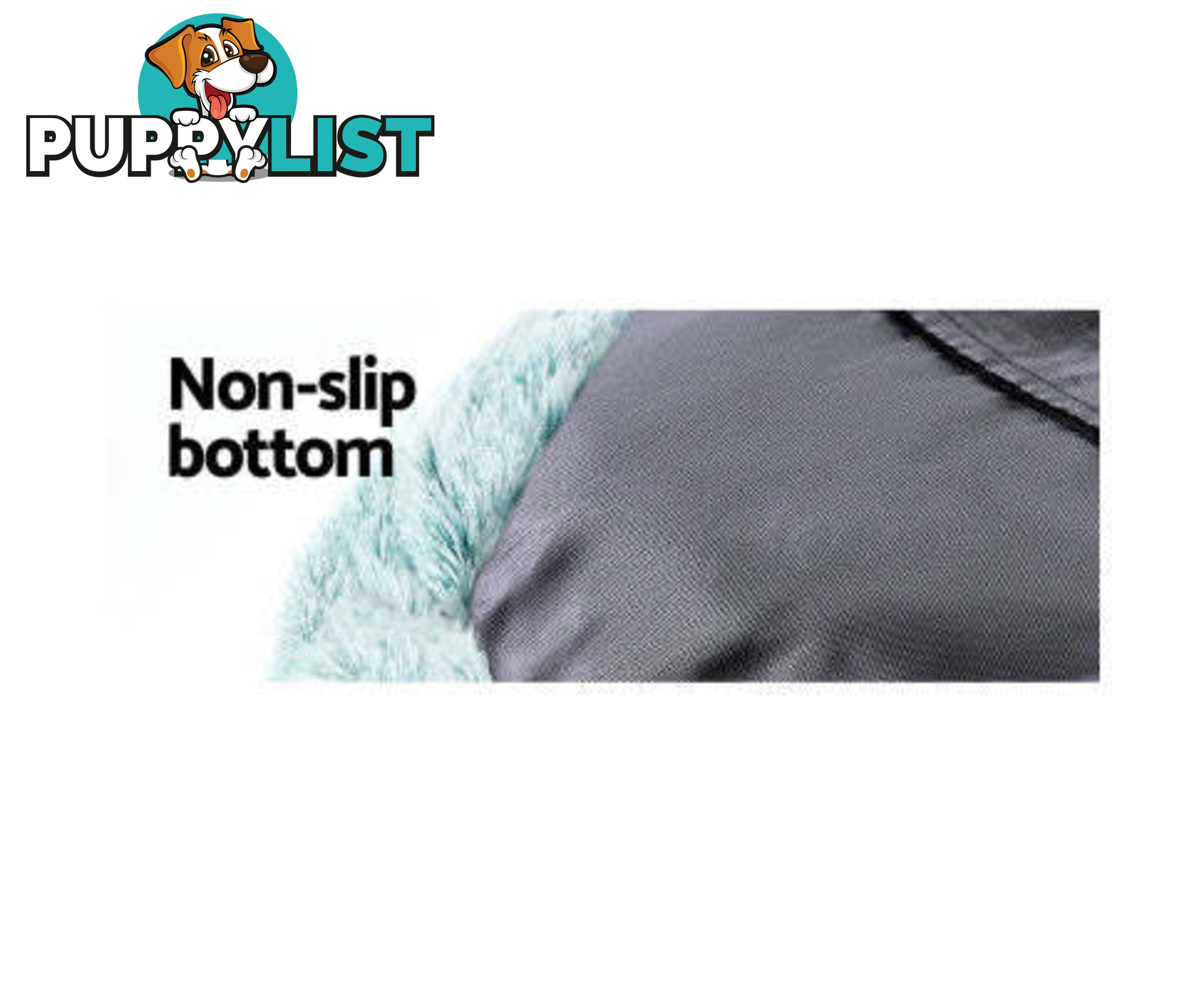 Pet Bed Dog Cat Calming Bed Sleeping Comfy Washable - PET-BED-D90-LTGR