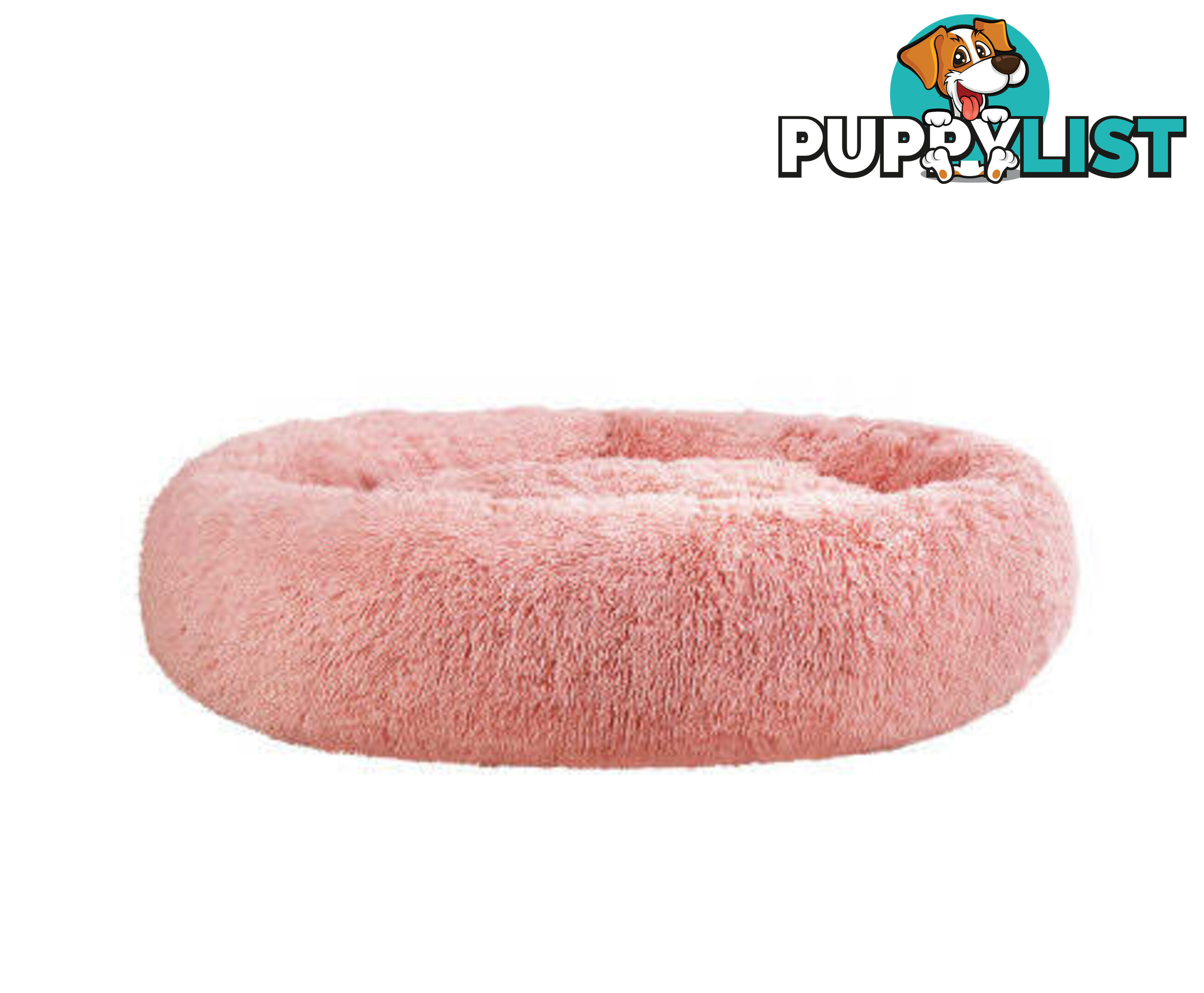 Pet Bed Dog Cat Calming Bed Sleeping Comfy Washable - PET-BED-D90-LTGR