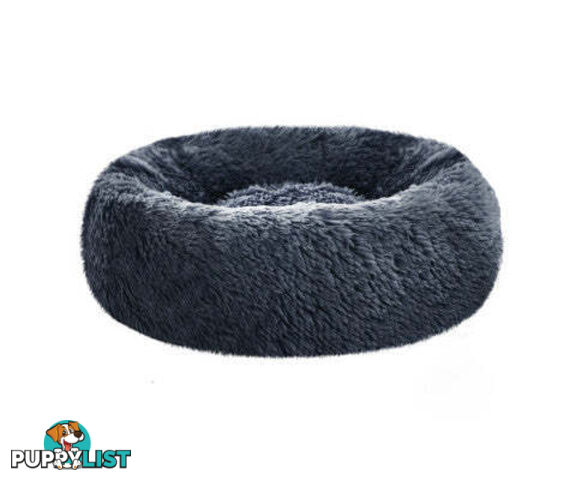 Pet Bed Dog Cat Calming Bed Sleeping Comfy Washable - PET-BED-D90-LTGR