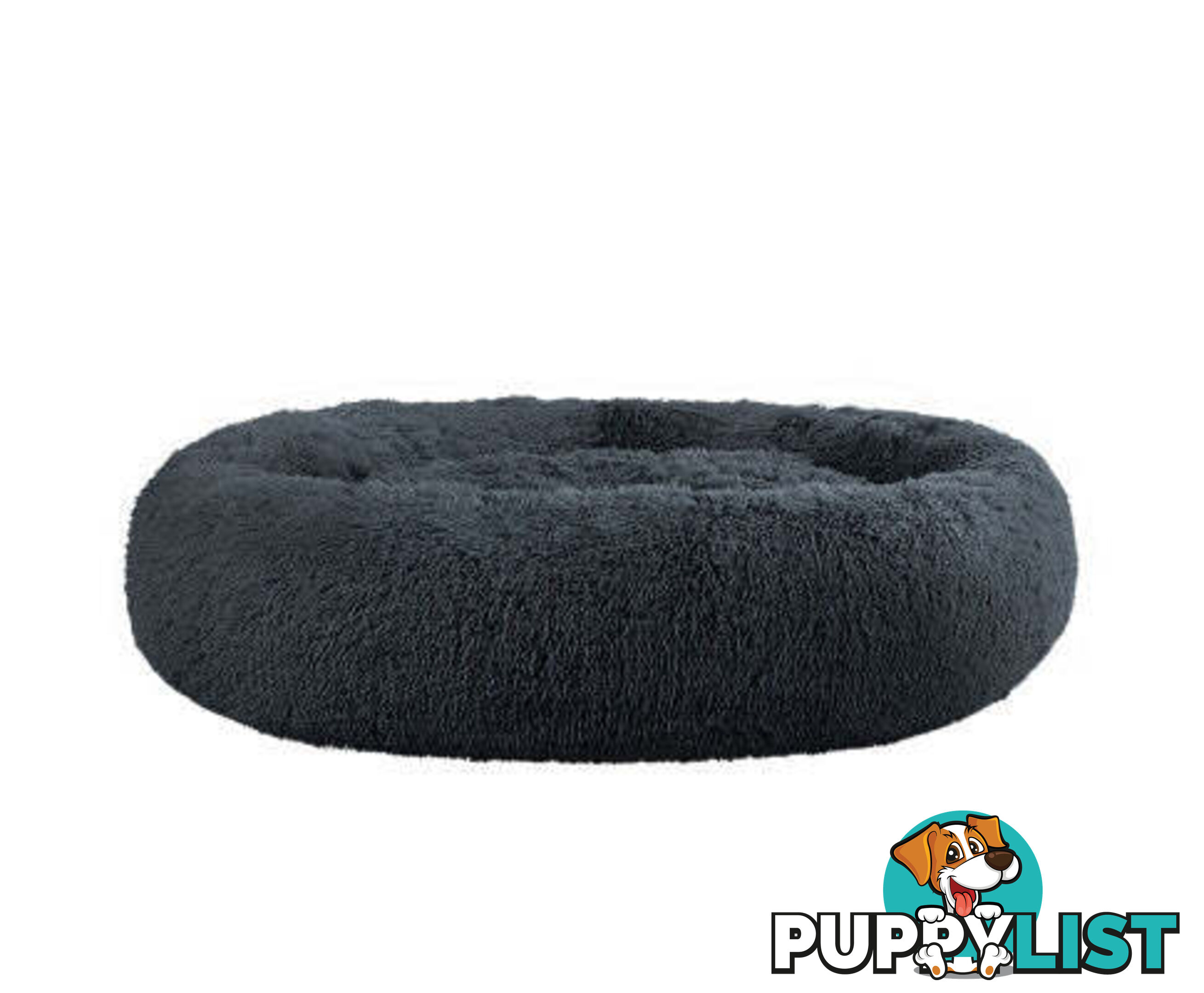 Pet Bed Dog Cat Calming Bed Sleeping Comfy Washable - PET-BED-D90-LTGR