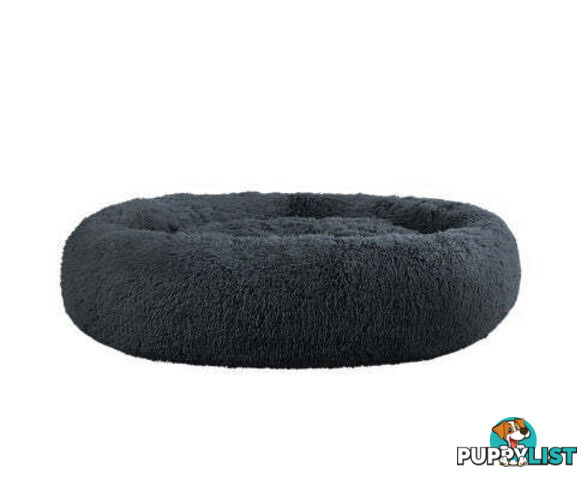 Pet Bed Dog Cat Calming Bed Sleeping Comfy Washable - PET-BED-D90-LTGR