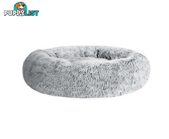 Pet Bed Dog Cat Calming Bed Sleeping Comfy Washable - PET-BED-D90-LTGR