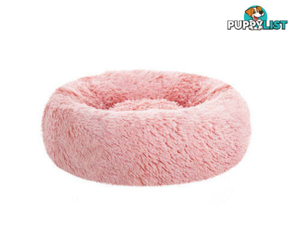 Pet Bed Dog Cat Calming Bed Sleeping Comfy Washable - PET-BED-D90-LTGR