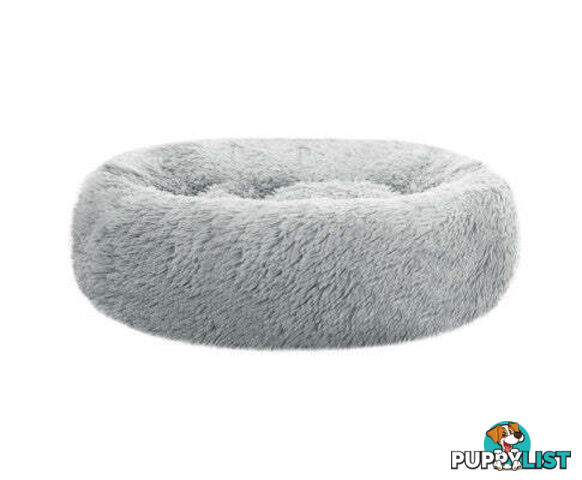 Pet Bed Dog Cat Calming Bed Sleeping Comfy Washable - PET-BED-D90-LTGR