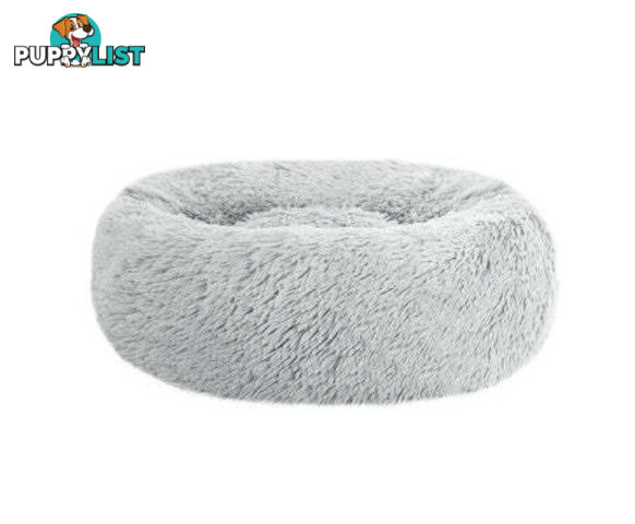Pet Bed Dog Cat Calming Bed Sleeping Comfy Washable - PET-BED-D90-LTGR