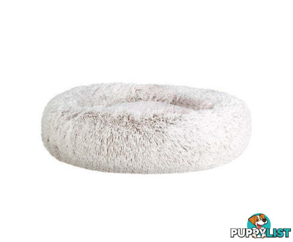 Pet Bed Dog Cat Calming Bed Sleeping Comfy Washable - PET-BED-D90-LTGR