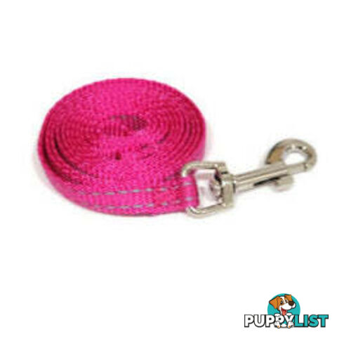 Lead Puppy / Cat Reflective- Moondidley Pets - MDPLDPUPPNK