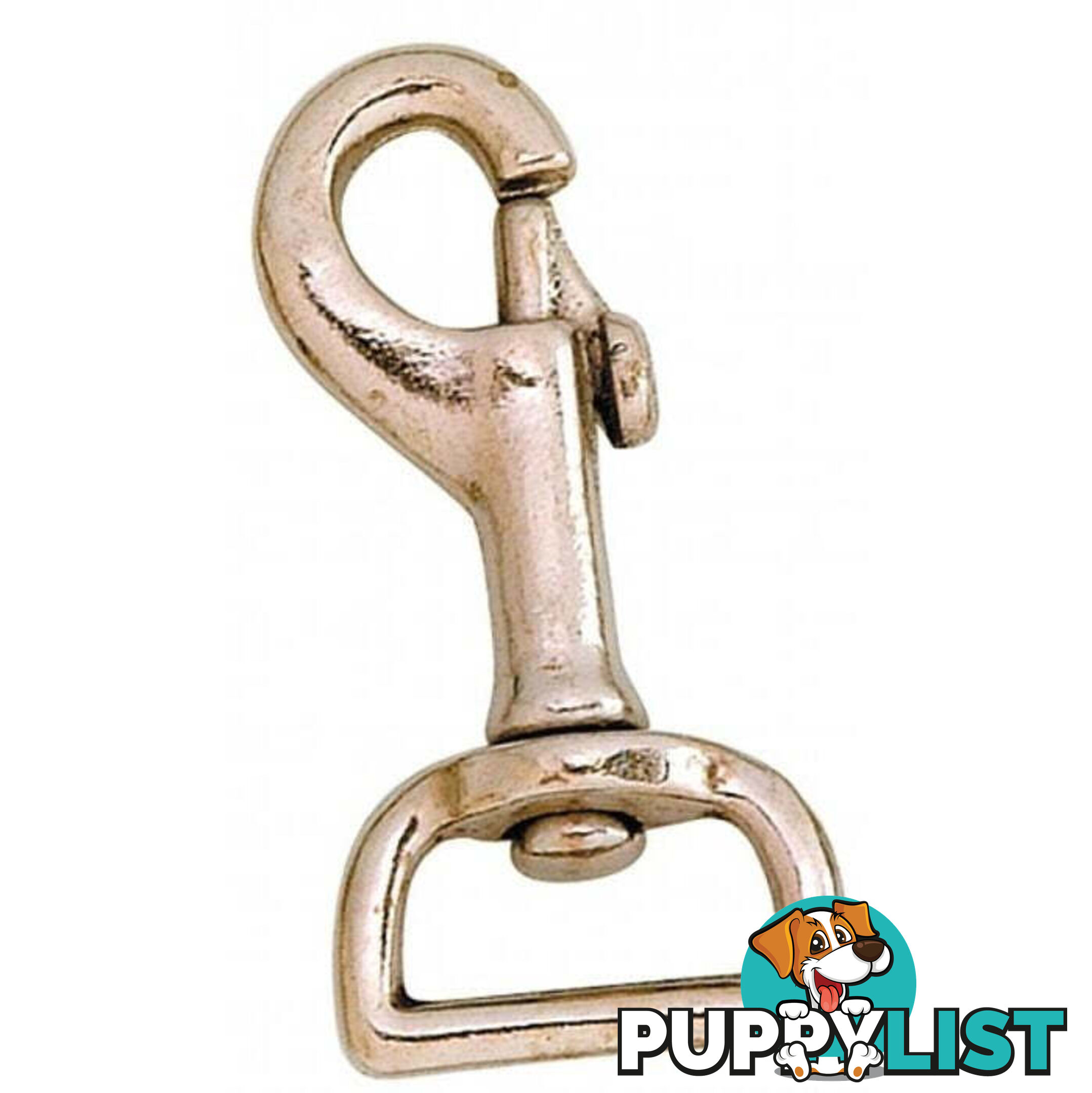 Dog Clips - Snaphooks, Nickel Plated - PPP-DC-3240