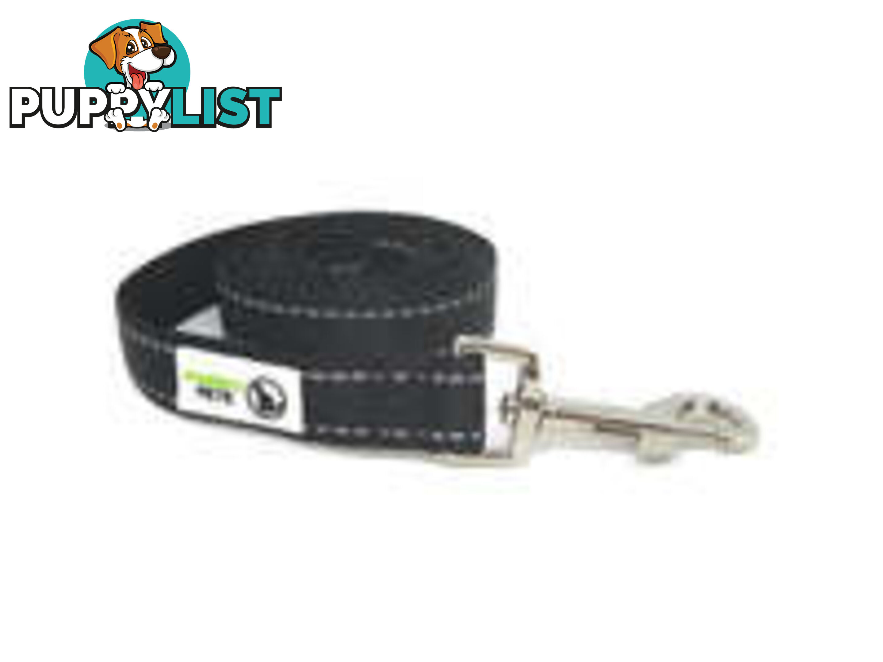 3m Long Nylon w/Reflective Stitching Dog Lead - Moondidley Pets - MDPLDREFLBLU203