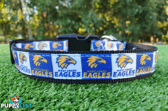AFL Dog Collars, Footy - Aussie Rules - Moondidley Pets - MDPCOLAFLXSRT