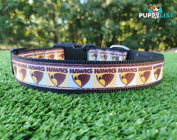 AFL Dog Collars, Footy - Aussie Rules - Moondidley Pets - MDPCOLAFLXSRT