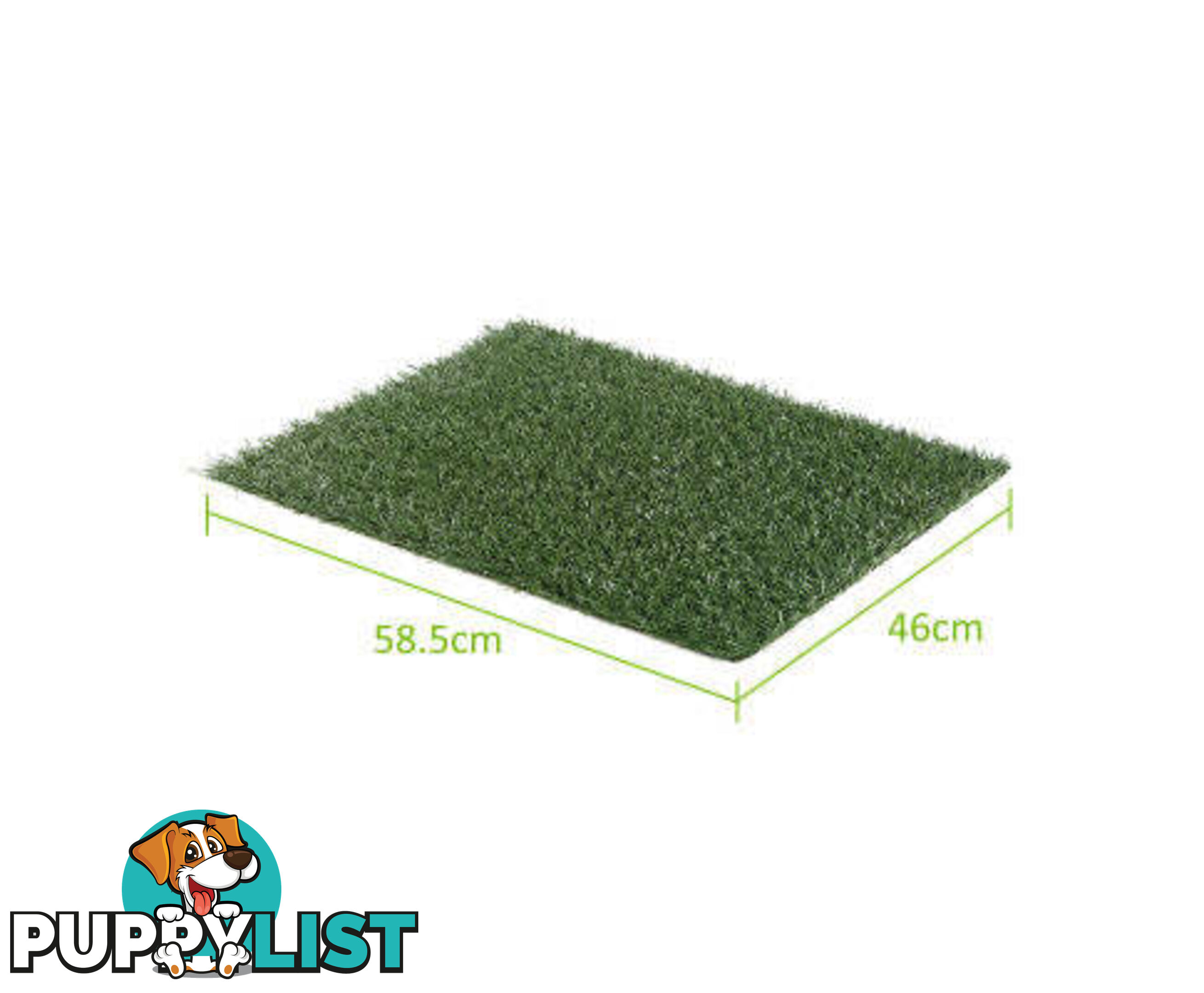 Paw Mate Grass Mat for Pet Dog Potty Tray Training Toilet 58.5cm x 46cm - V274-PET-MAT-208A-X4