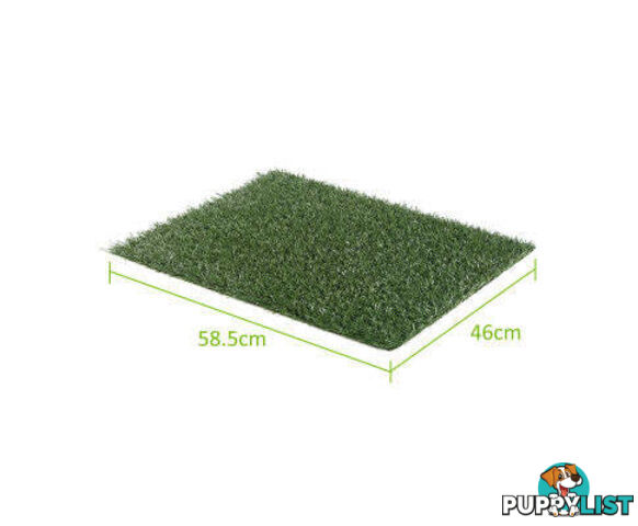 Paw Mate Grass Mat for Pet Dog Potty Tray Training Toilet 58.5cm x 46cm - V274-PET-MAT-208A-X4