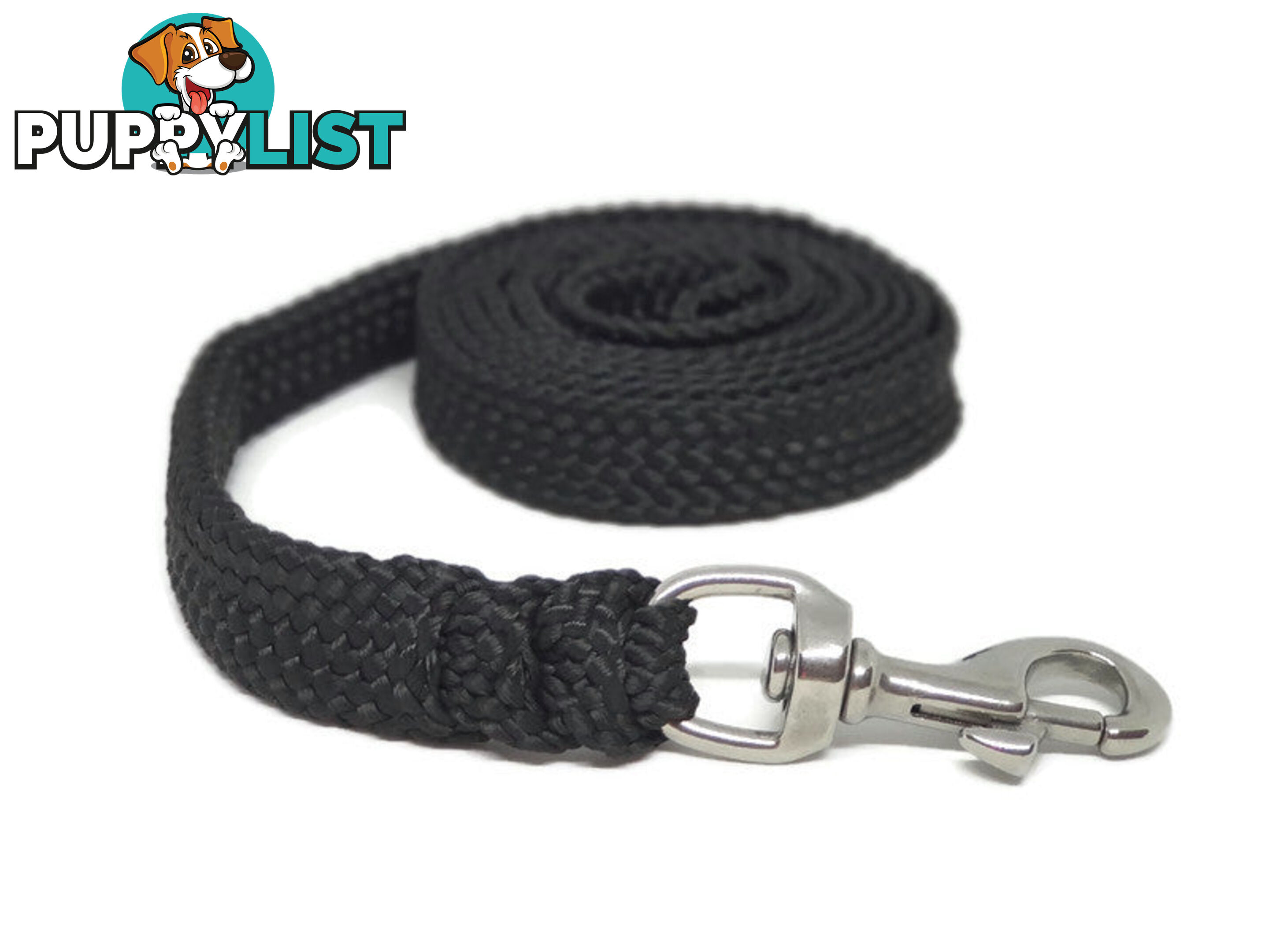 1.8m to 10m Long Dog Lead No Stitching Tough Yarnix 20mm Wide - YNXLD201.8BRRED