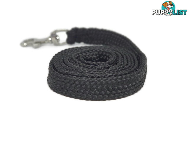 1.8m to 10m Long Dog Lead No Stitching Tough Yarnix 20mm Wide - YNXLD203BRRED