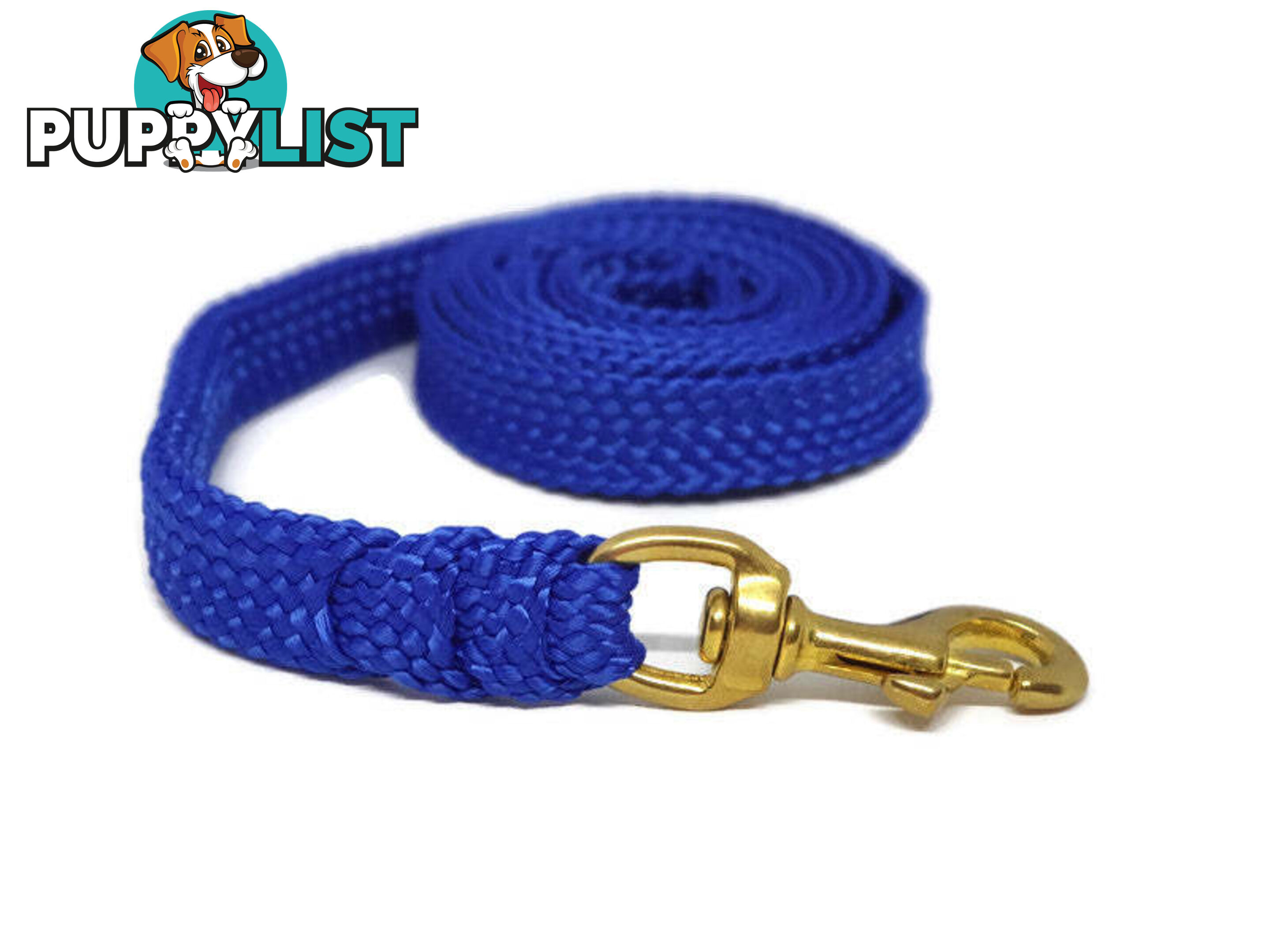 1.8m to 10m Long Dog Lead No Stitching Tough Yarnix 20mm Wide - YNXLD203BRRED