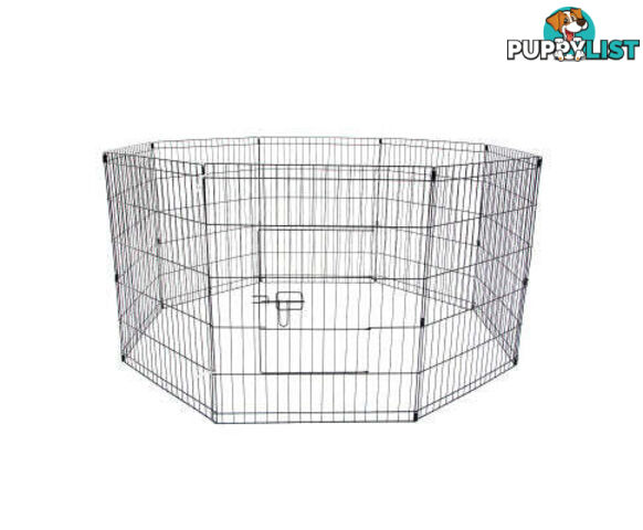 Paw Mate Pet Playpen 8 Panel Foldable Dog Exercise Enclosure Fence Cage - V274-PET-PP30