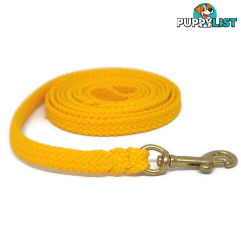 1.8m to 10m Long Dog Lead No Stitching Tough Yarnix 10mm Wide - YNXLD10-3-BK-BR