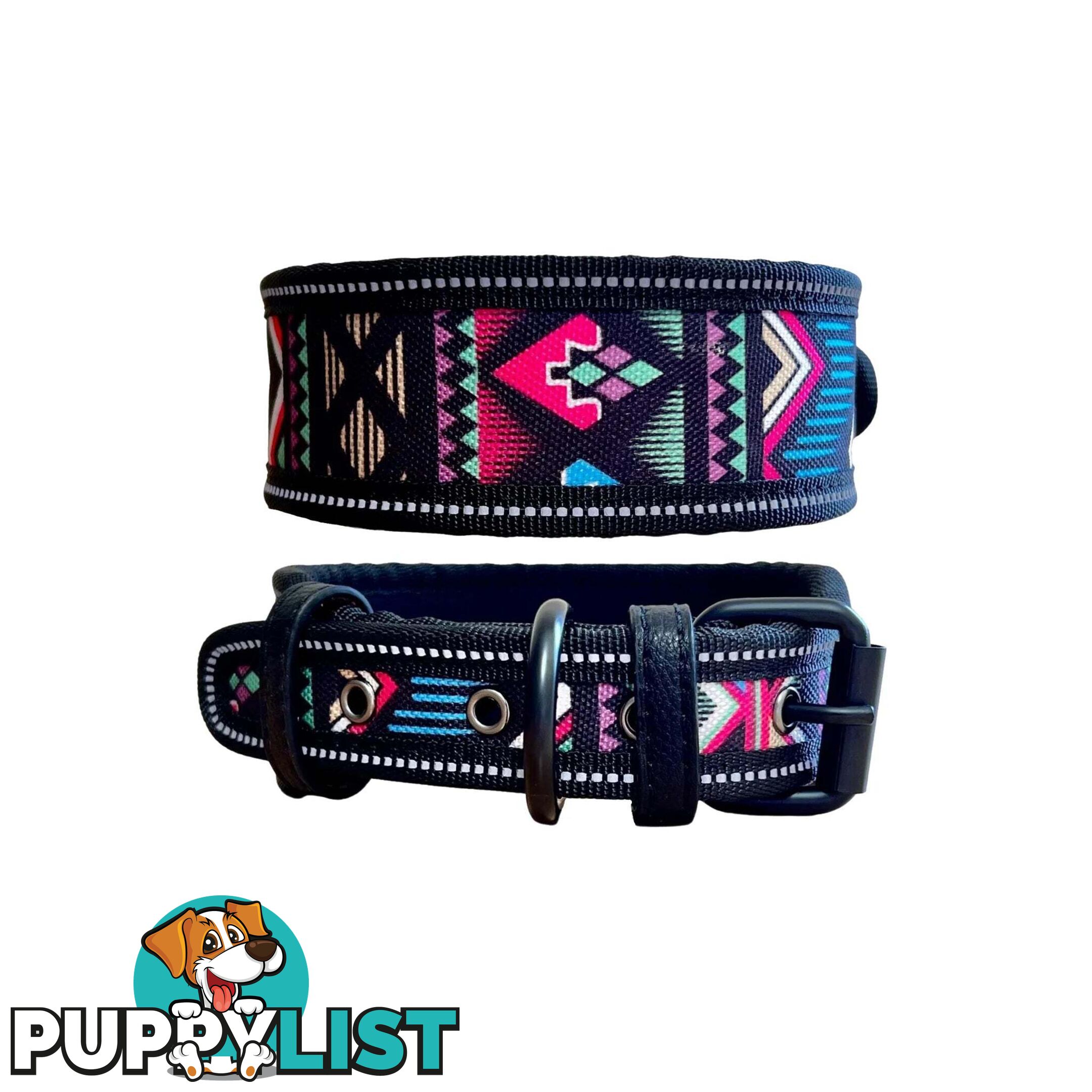 Thick Neoprene Dog Collar - Hand Made by The Bark Side - TBSNEOLGECAM