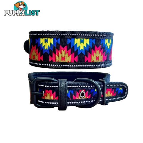 Thick Neoprene Dog Collar - Hand Made by The Bark Side - TBSNEOLGECAM