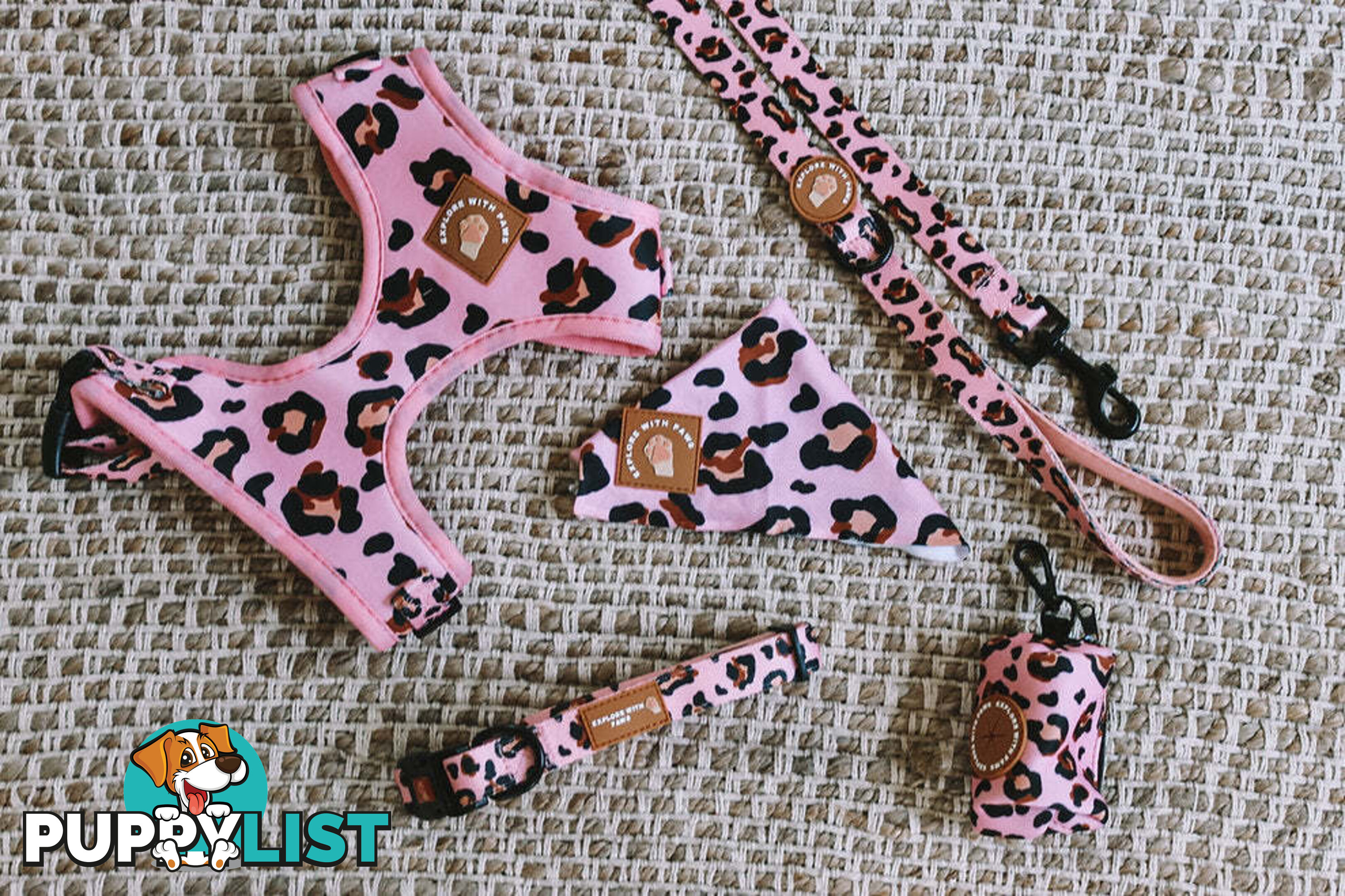 Designer Dog Harness by Explore with Paws - EWPHARTURLN