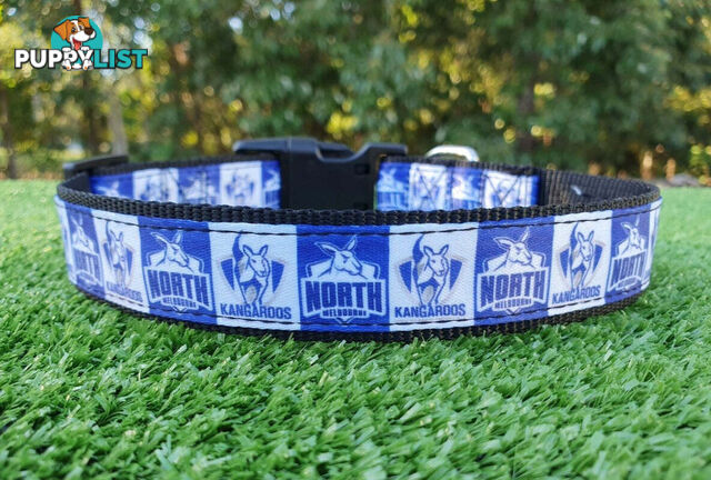 AFL Dog Collars, Footy - Aussie Rules - Moondidley Pets - MDPCOLAFLLAC