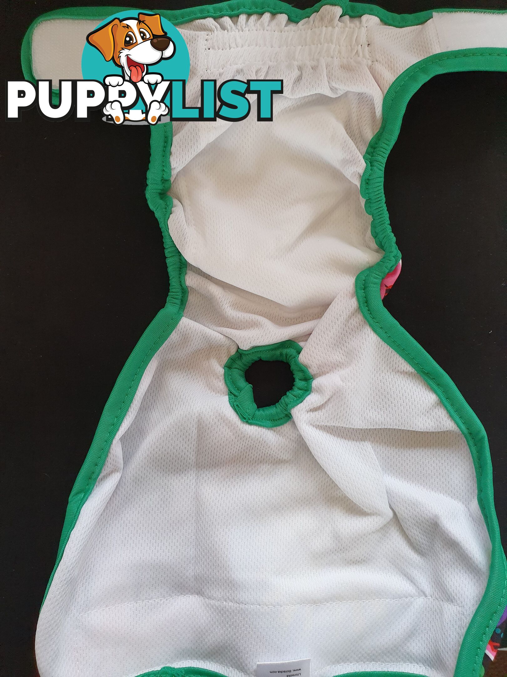 Dog / Cat Female Diaper - Washable adjustable - Lil Cracker - LCDIASPUR
