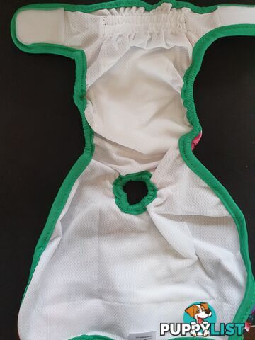 Dog / Cat Female Diaper - Washable adjustable - Lil Cracker - LCDIASPUR