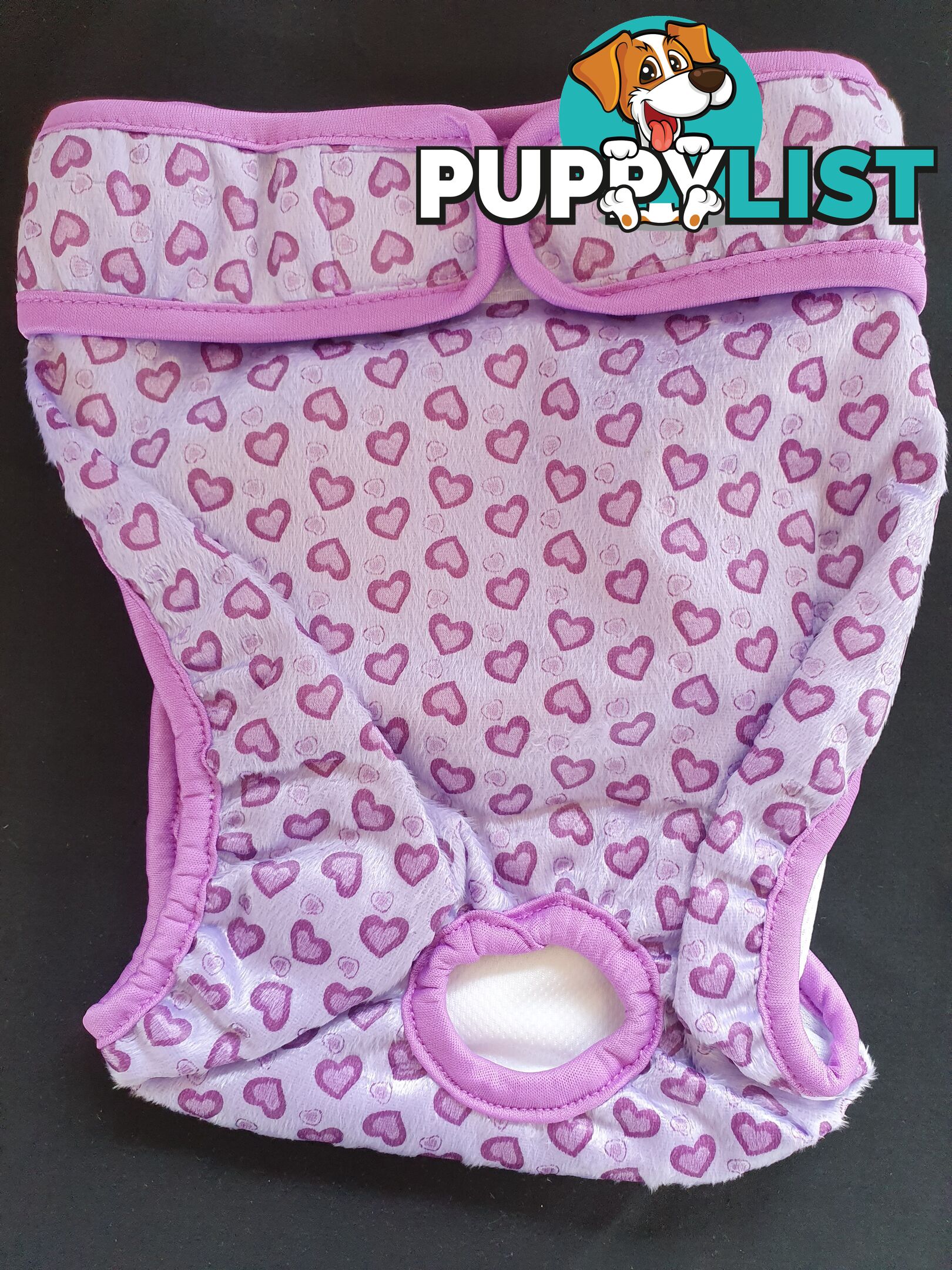 Dog / Cat Female Diaper - Washable adjustable - Lil Cracker - LCDIASPUR