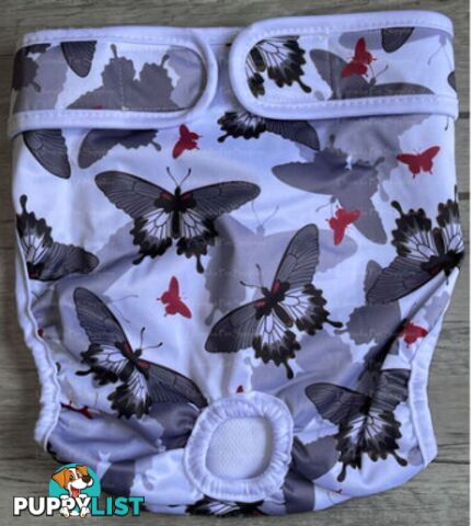 Dog / Cat Female Diaper - Washable adjustable - Lil Cracker - LCDIASPUR