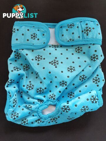 Dog / Cat Female Diaper - Washable adjustable - Lil Cracker - LCDIASPUR