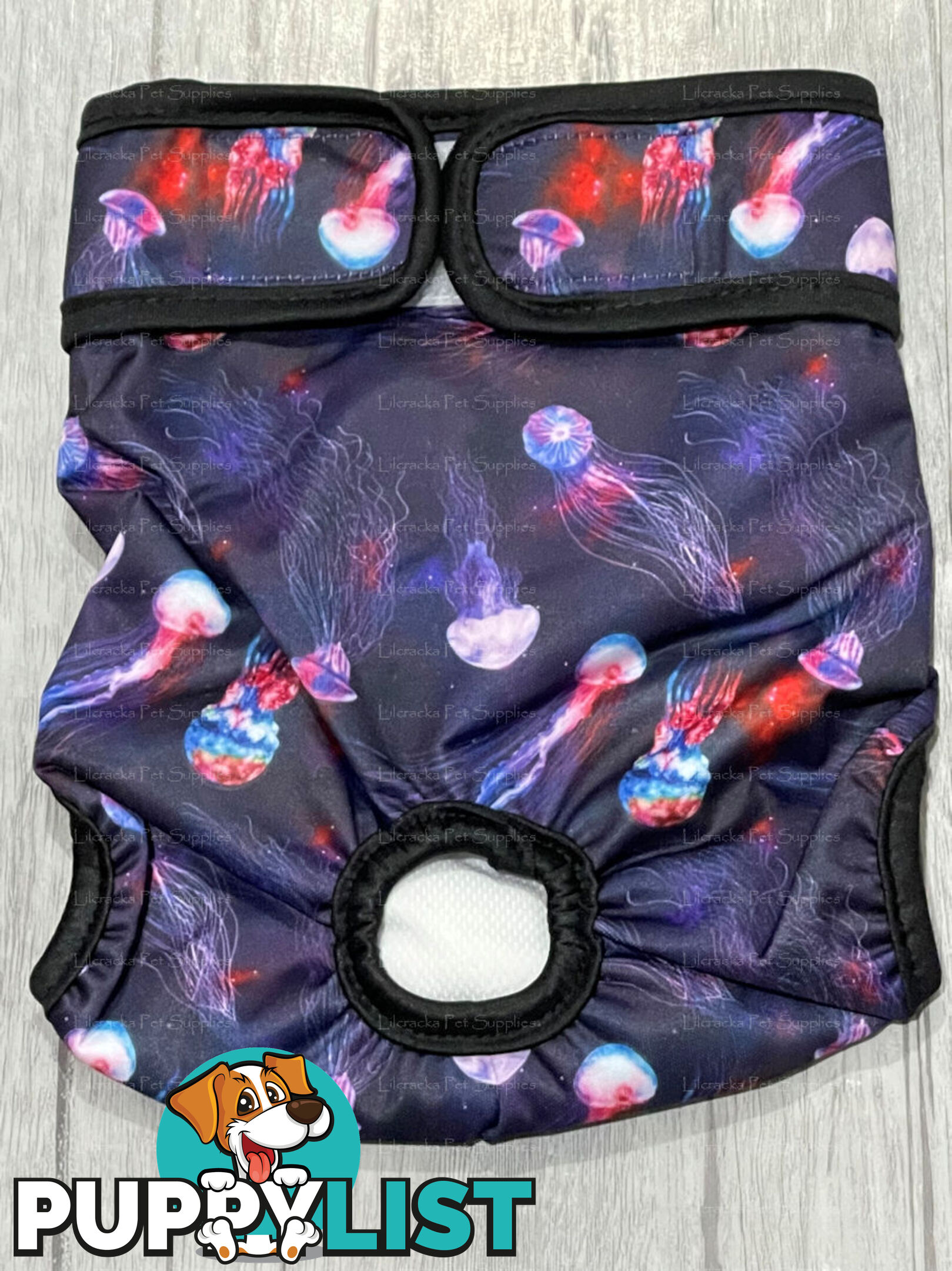 Dog / Cat Female Diaper - Washable adjustable - Lil Cracker - LCDIASPUR