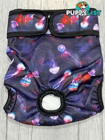 Dog / Cat Female Diaper - Washable adjustable - Lil Cracker - LCDIASPUR