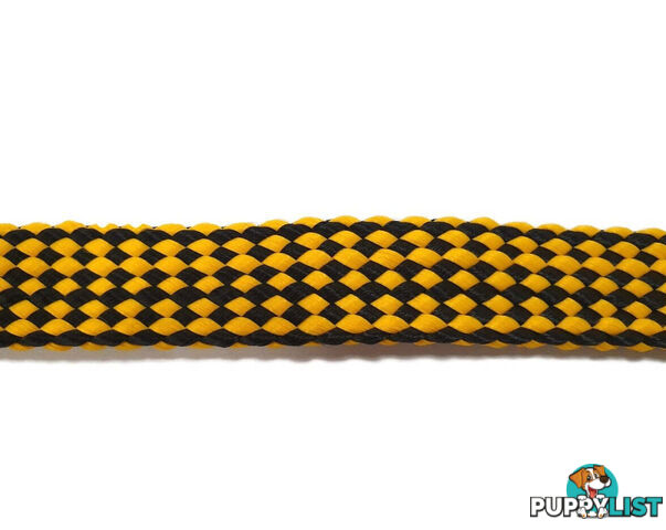 Yarnix No Stitching Soft Comfortable Belt - YNX-BELT20-BLKYEL-36