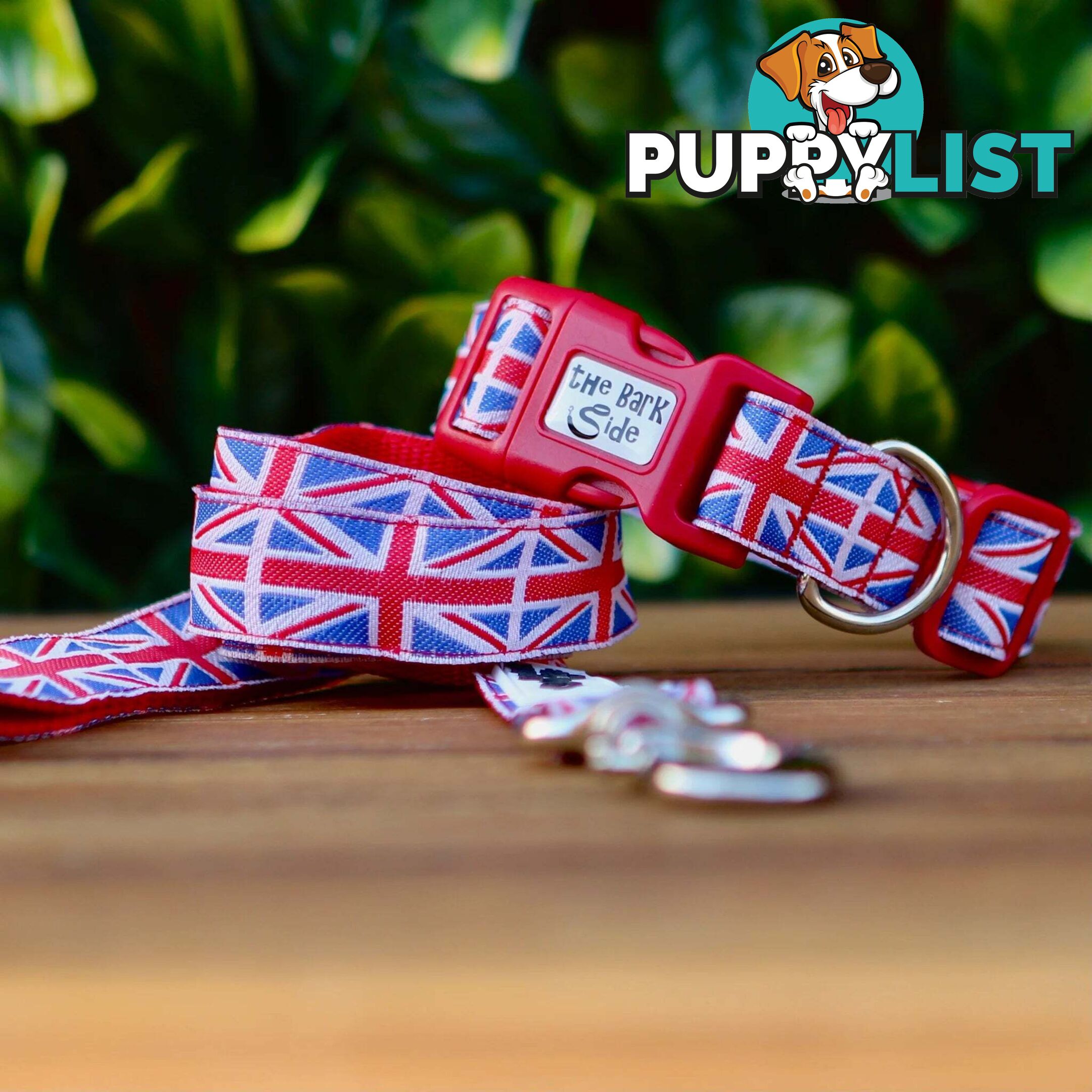 Union Jack Dog Lead / Dog Leash - Hand Made by The Bark Side - TBSLDUNI251.5