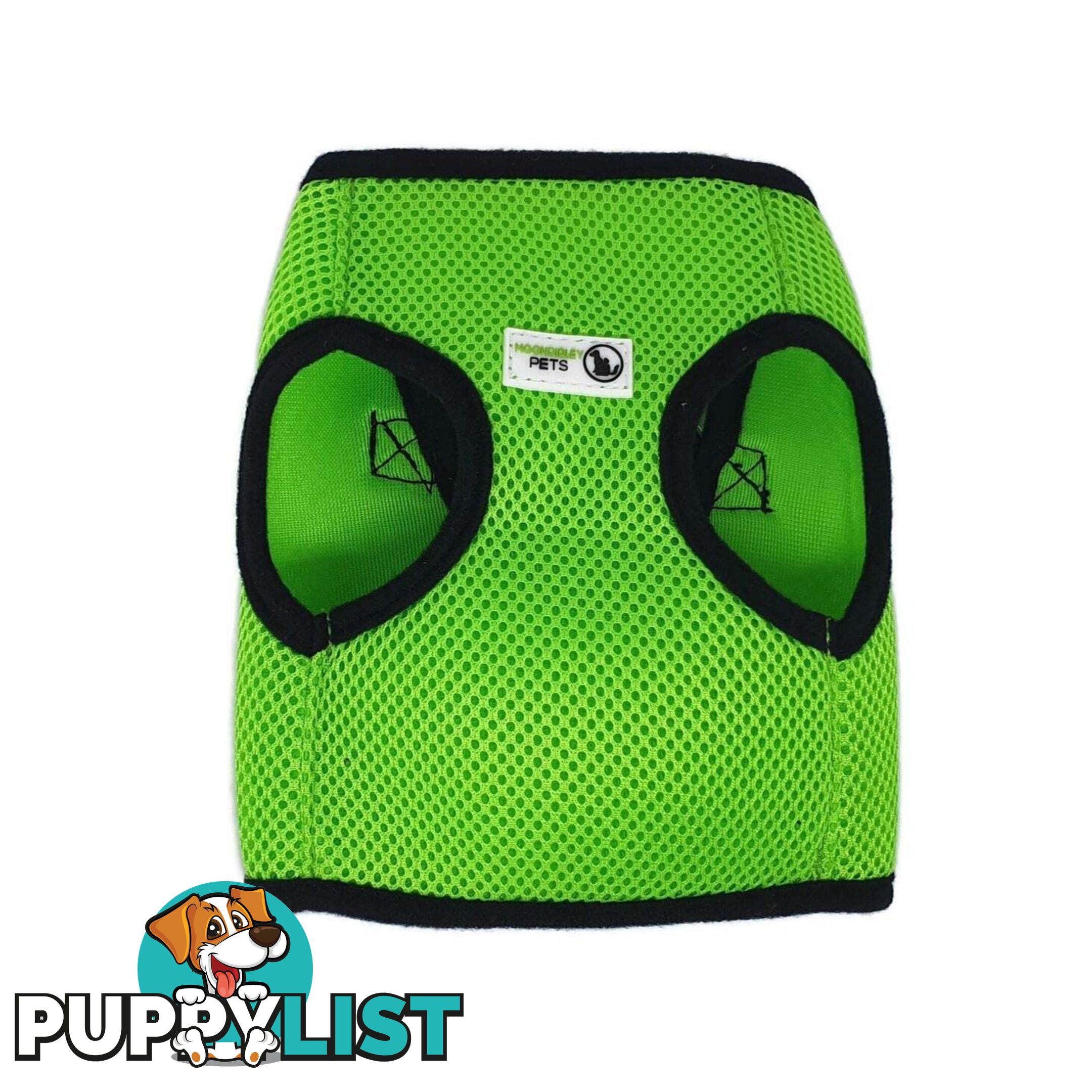 Vest Harness Pet Dog-Cat Step-in Velcro and Buckle Attachments - Moondidley Pets - MDPVESTXLLBLU