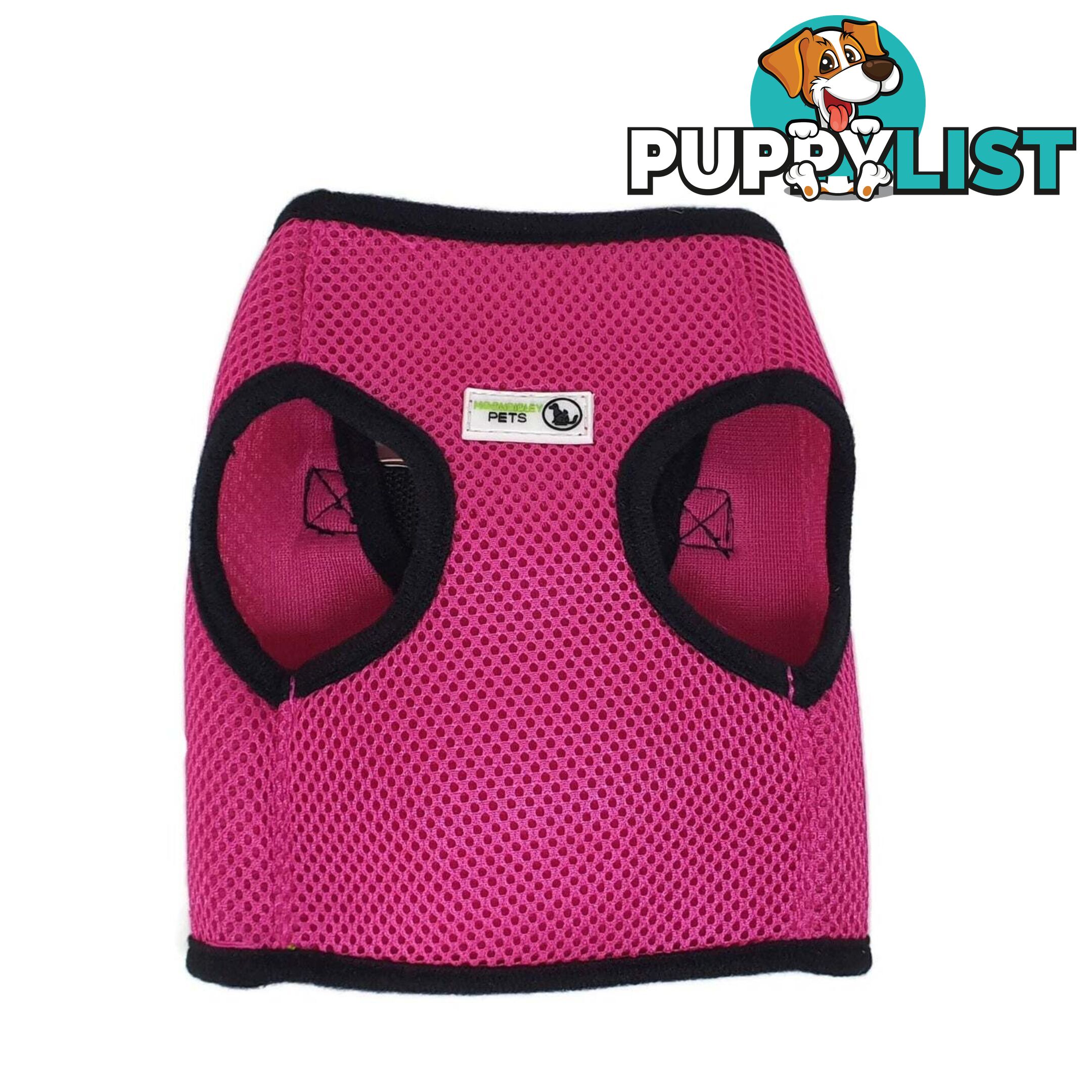 Vest Harness Pet Dog-Cat Step-in Velcro and Buckle Attachments - Moondidley Pets - MDPVESTXLLBLU
