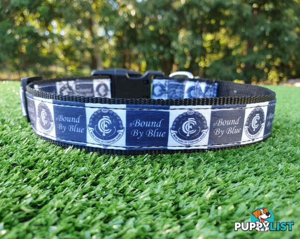 AFL Dog Collars, Footy - Aussie Rules - Moondidley Pets - MDPCOLAFLXSGC