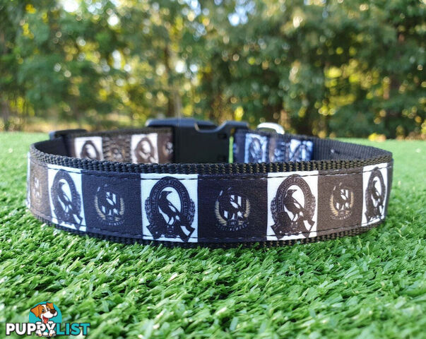 AFL Dog Collars, Footy - Aussie Rules - Moondidley Pets - MDPCOLAFLXSGC