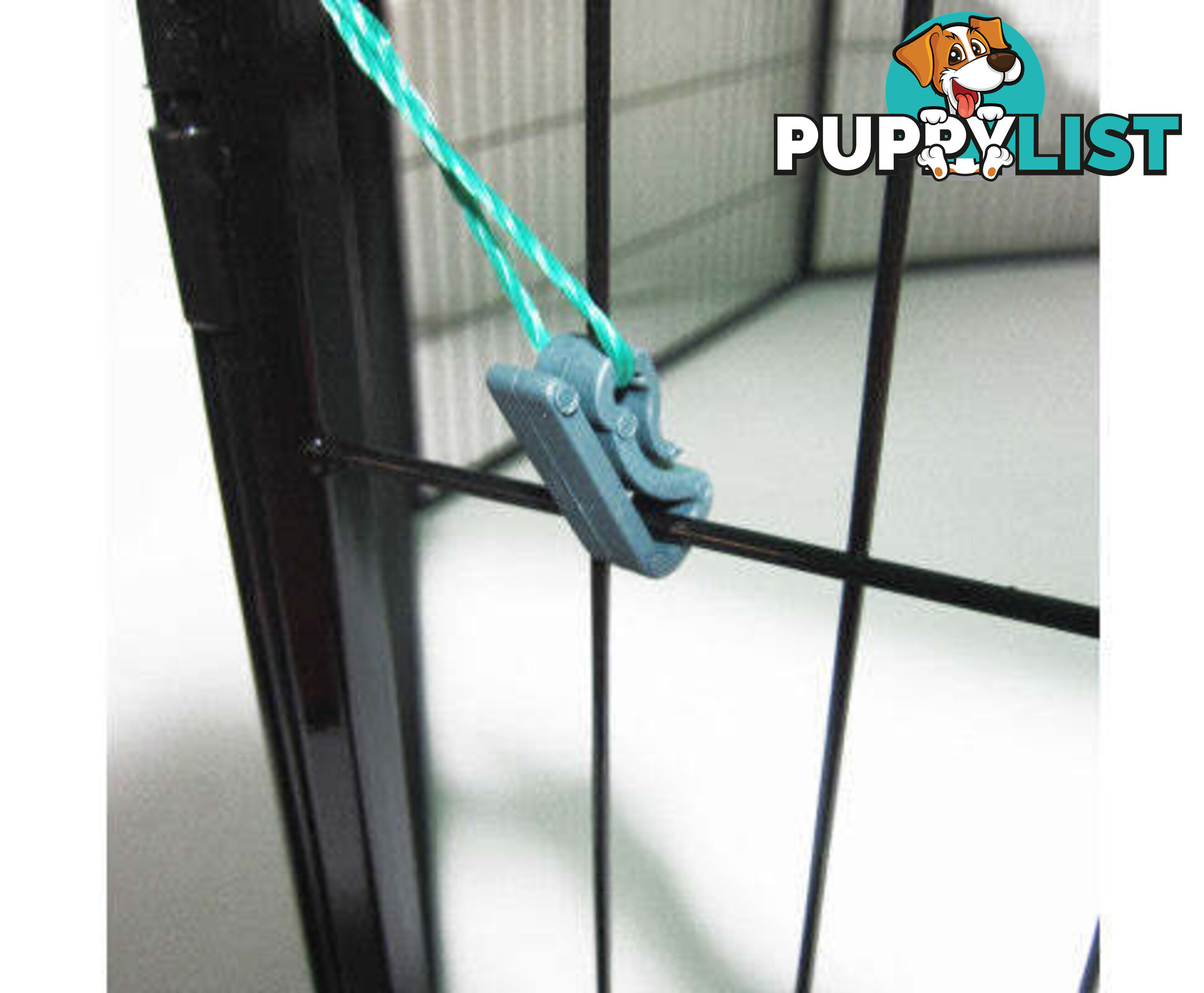 Paw Mate Green Net Cover for Pet Playpen Dog Exercise Enclosure Fence Cage - V274-PET-PPCV42-GN