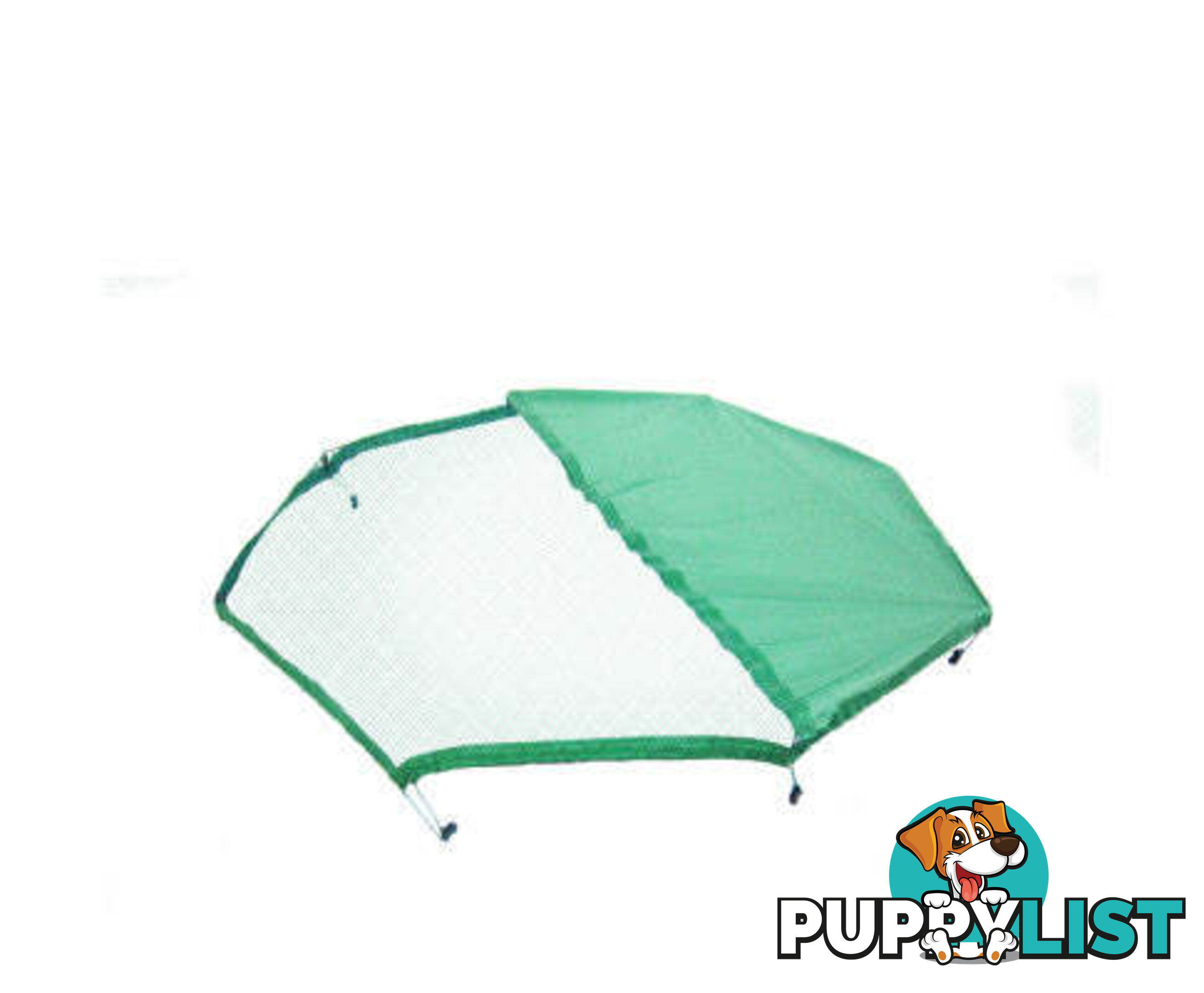 Paw Mate Green Net Cover for Pet Playpen Dog Exercise Enclosure Fence Cage - V274-PET-PPCV42-GN