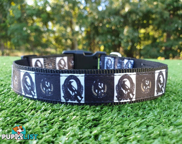 AFL Dog Collars, Footy - Aussie Rules - Moondidley Pets - MDPCOLAFLXSSKS