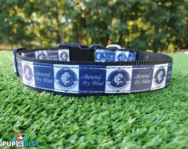 AFL Dog Collars, Footy - Aussie Rules - Moondidley Pets - MDPCOLAFLXSSKS
