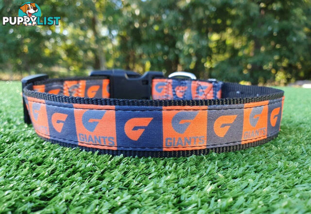 AFL Dog Collars, Footy - Aussie Rules - Moondidley Pets - MDPCOLAFLXSSKS