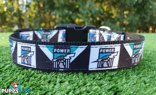 AFL Dog Collars, Footy - Aussie Rules - Moondidley Pets - MDPCOLAFLXSSKS
