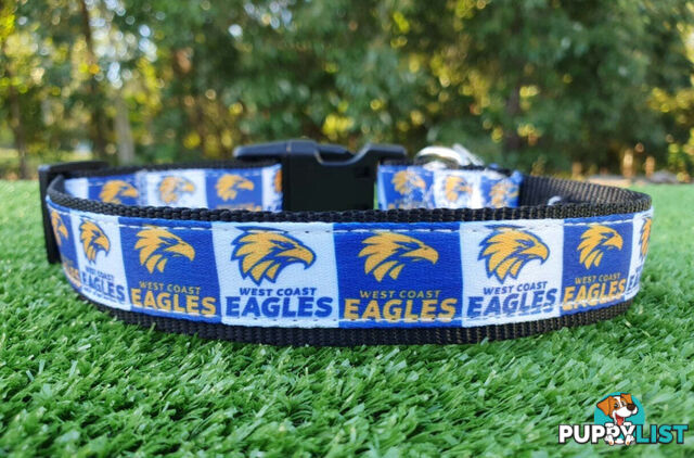 AFL Dog Collars, Footy - Aussie Rules - Moondidley Pets - MDPCOLAFLXSSKS