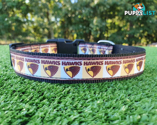 AFL Dog Collars, Footy - Aussie Rules - Moondidley Pets - MDPCOLAFLXSSKS