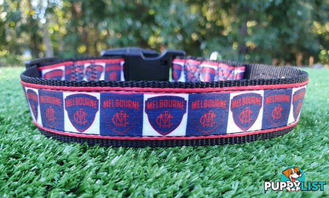 AFL Dog Collars, Footy - Aussie Rules - Moondidley Pets - MDPCOLAFLXSSKS