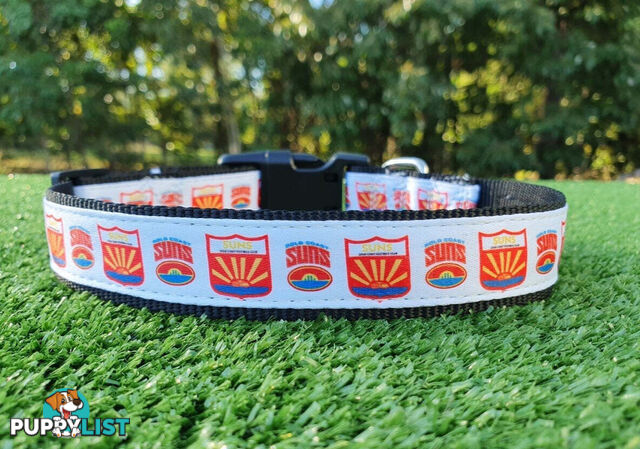 AFL Dog Collars, Footy - Aussie Rules - Moondidley Pets - MDPCOLAFLXSSKS