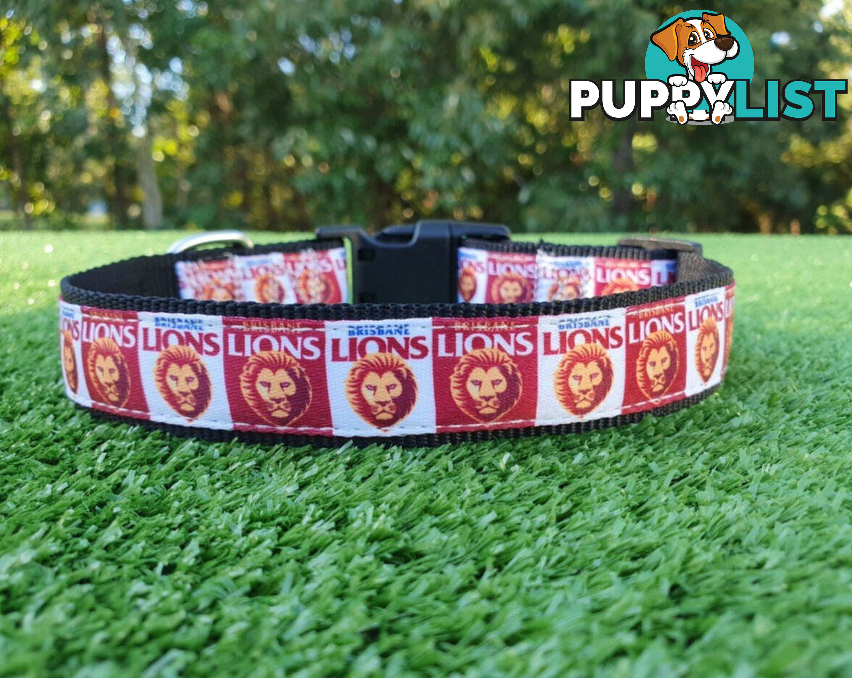 AFL Dog Collars, Footy - Aussie Rules - Moondidley Pets - MDPCOLAFLXSSKS